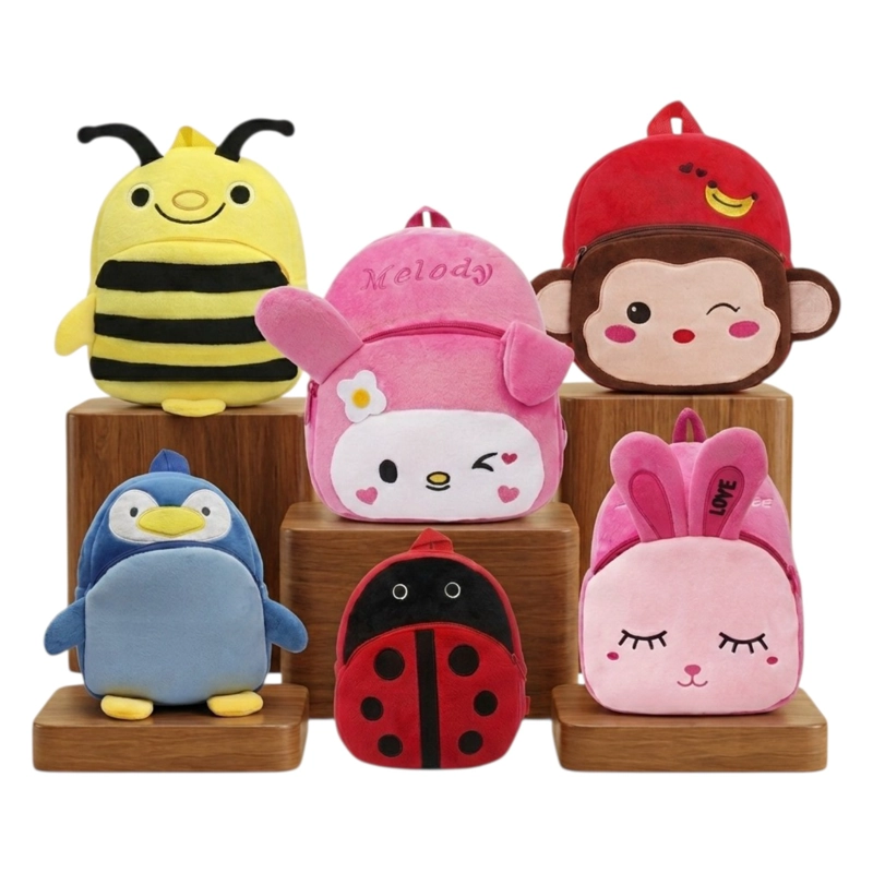 MOCHILA INFANTIL DE PELUCHE - 1