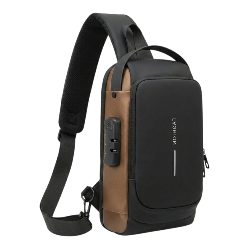 BOLSO BANDOLERA RIGIDO ANTIRROBO - 1
