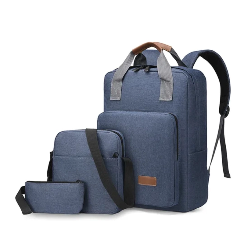 SET DE MOCHILA 3 EN 1 (MOCHILA, BANDOLERA Y ESTUCHE) - 1