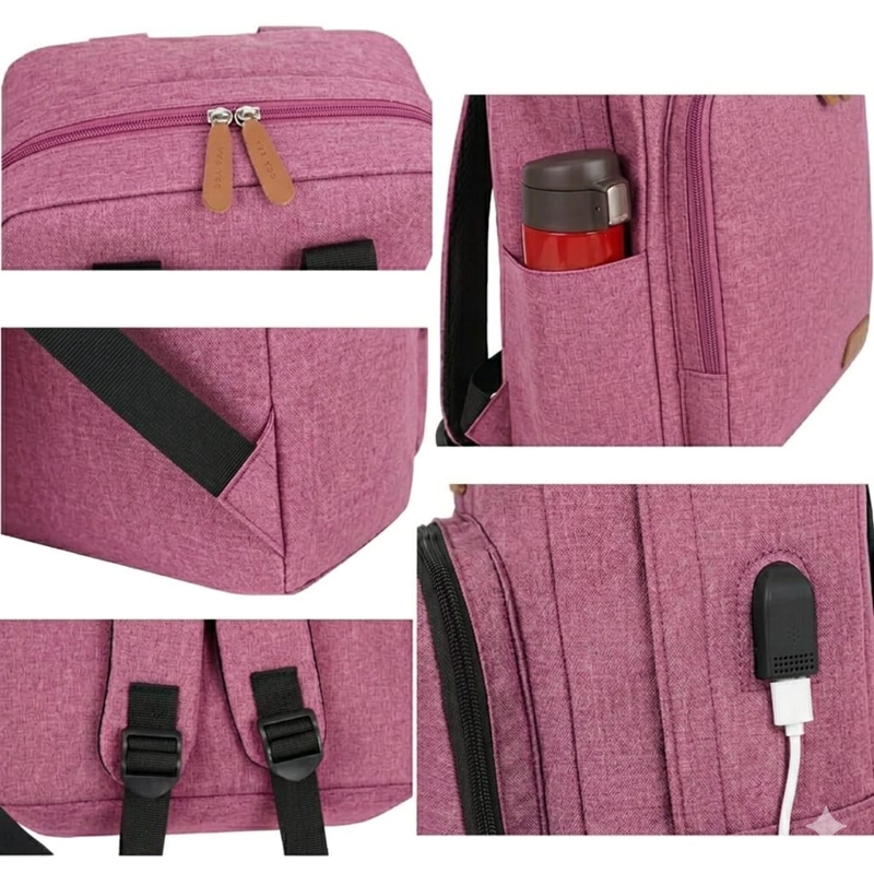 SET DE MOCHILA 3 EN 1 (MOCHILA, BANDOLERA Y ESTUCHE) - 10