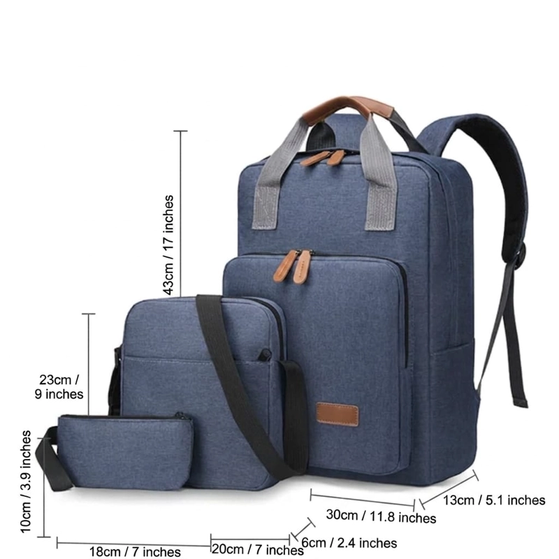 SET DE MOCHILA 3 EN 1 (MOCHILA, BANDOLERA Y ESTUCHE) - 4