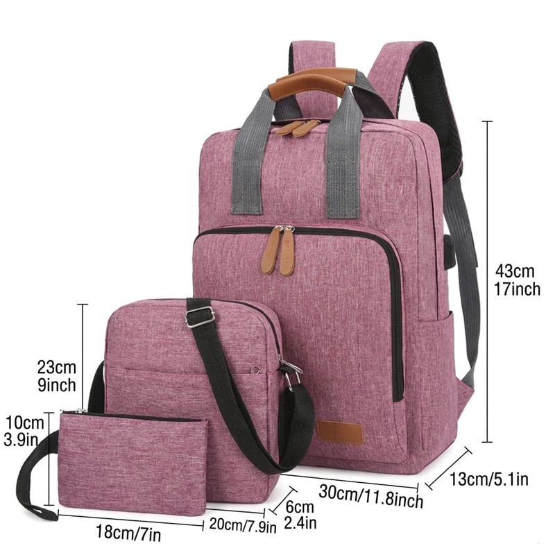 SET DE MOCHILA 3 EN 1 (MOCHILA, BANDOLERA Y ESTUCHE) - 6
