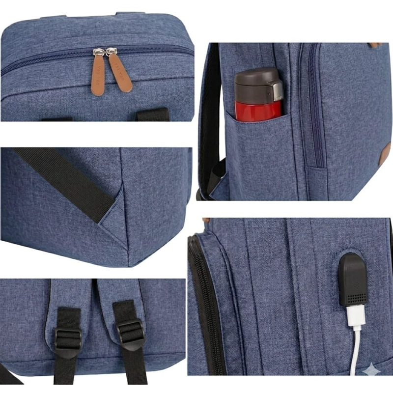 SET DE MOCHILA 3 EN 1 (MOCHILA, BANDOLERA Y ESTUCHE) - 9