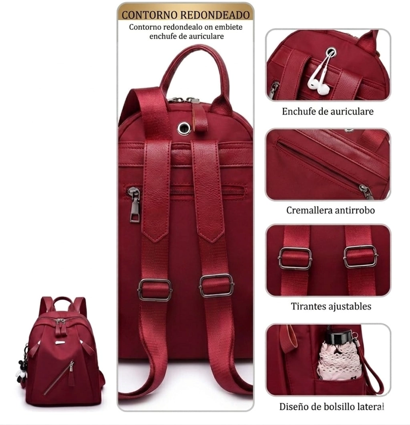 MOCHILA URBANA CASUAL PARA MUJER - 10