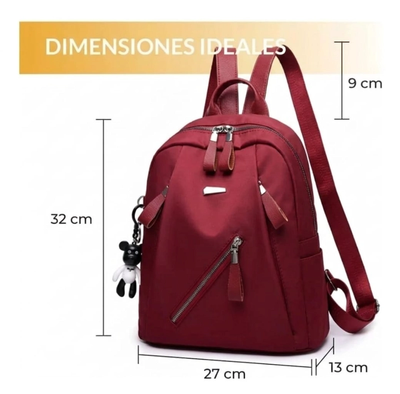 MOCHILA URBANA CASUAL PARA MUJER - 7