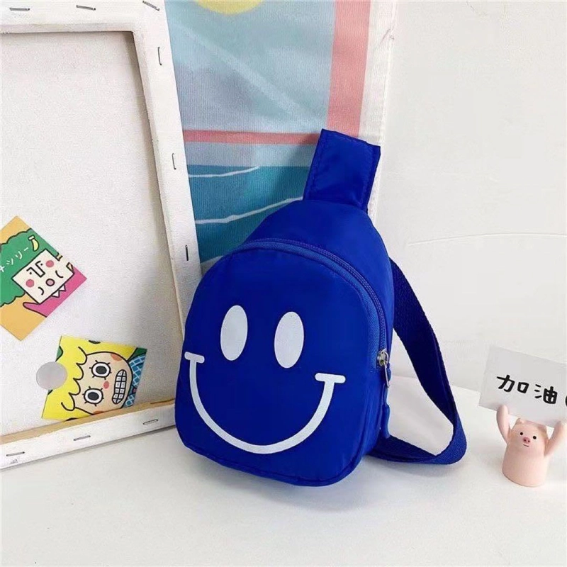 MINI MOCHILA BANDOLERA INFANTIL CARITA FELIZ - 3