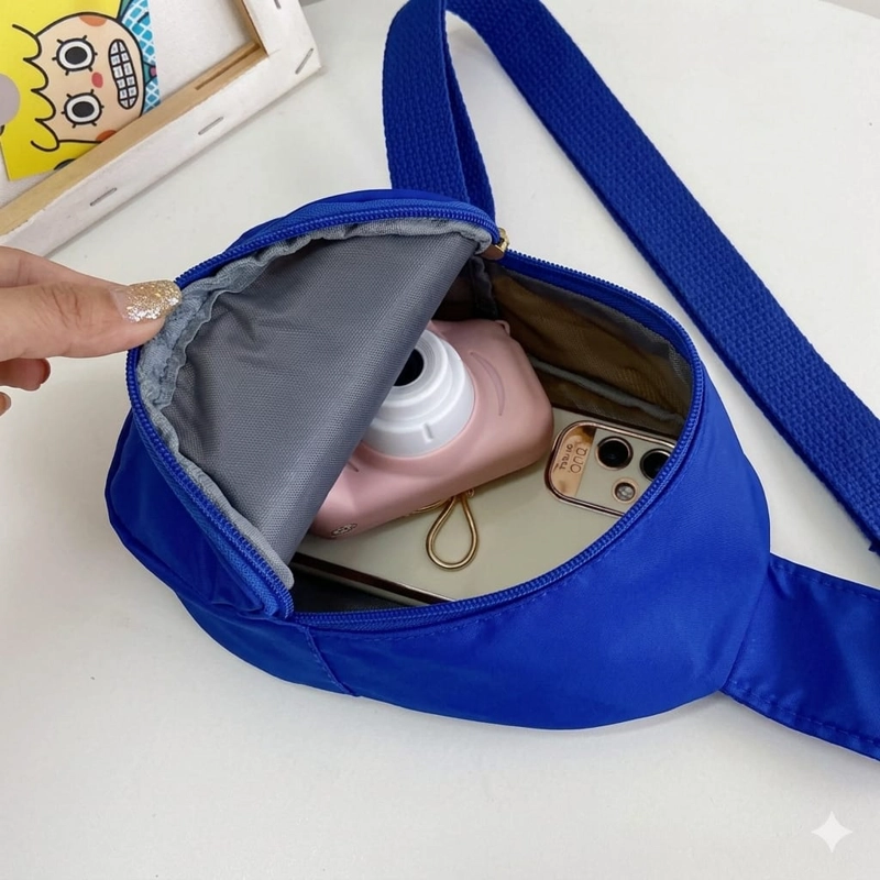 MINI MOCHILA BANDOLERA INFANTIL CARITA FELIZ - 7