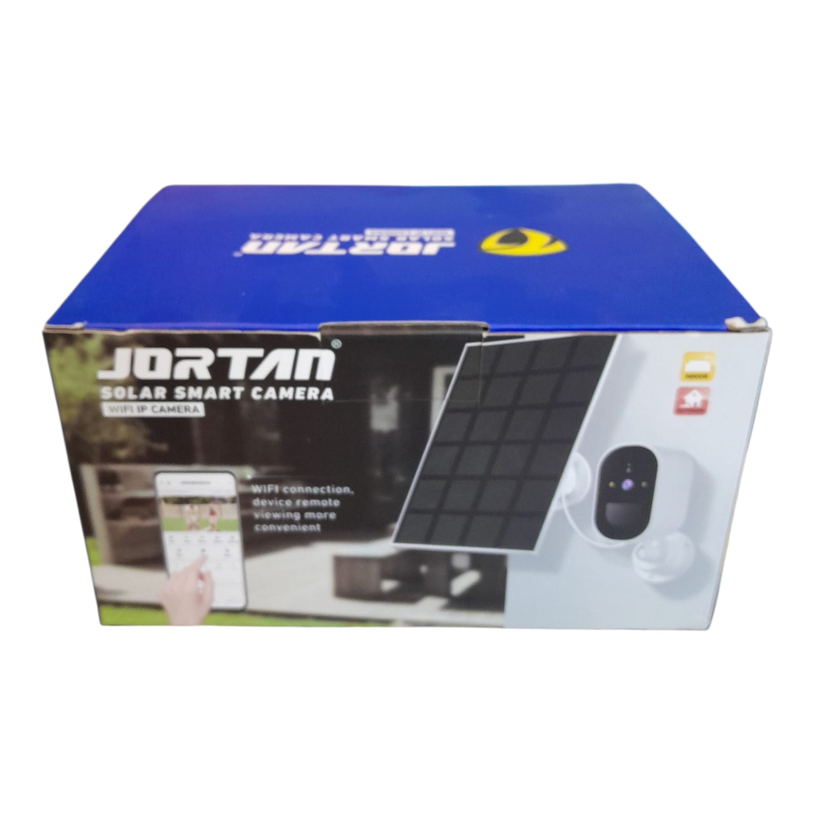 CÁMARA SOLAR DE SEGURIDAD PARA EXTERIOR MARCA JORTAN WIFI 180° IP 66 FHD - 5