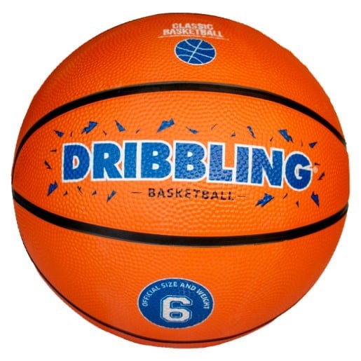 BALÓN BÁSQUETBOL DRB GOMA NARANJO N°6 - 1