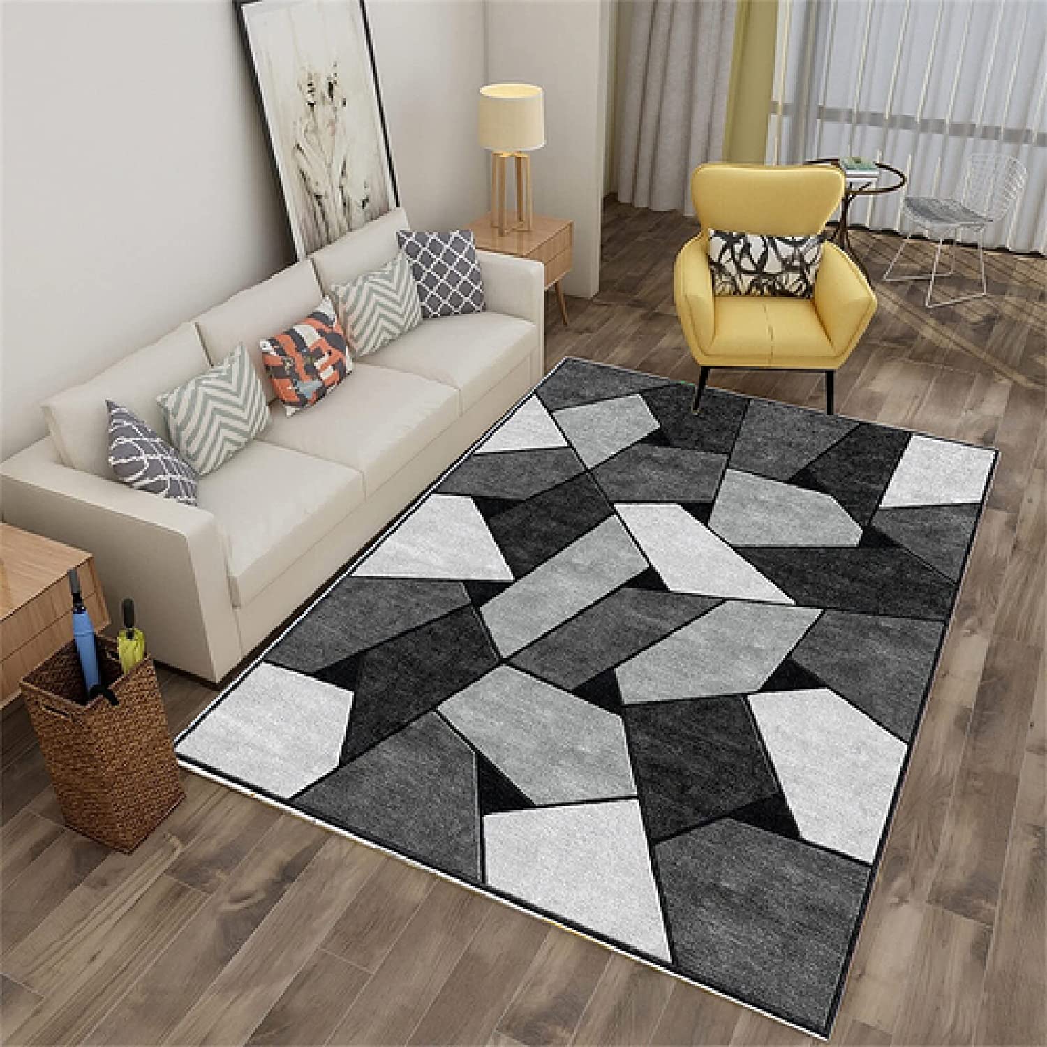 ALFOMBRA GRIS PIEDRA 160X200 CM - 1