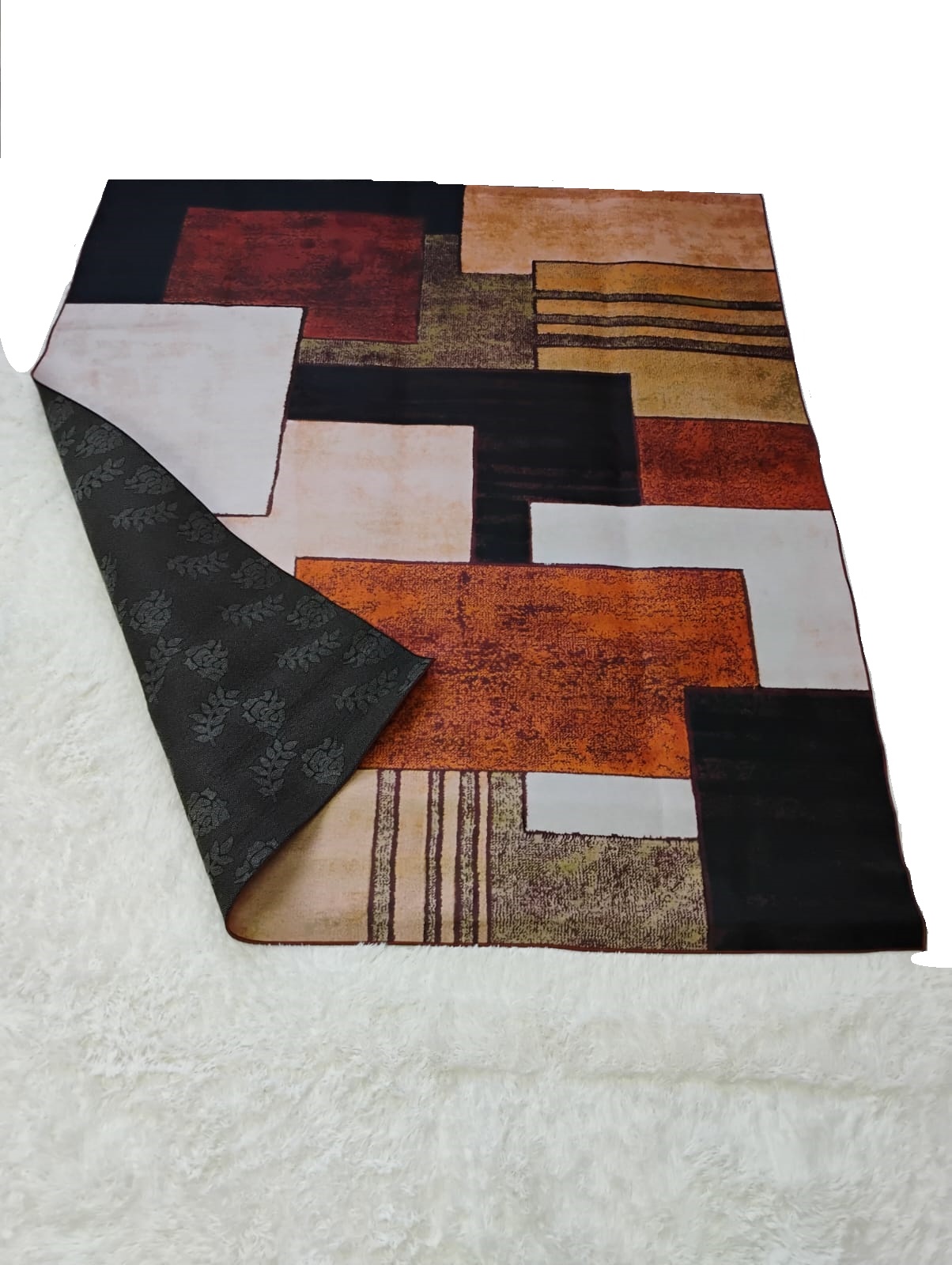ALFOMBRA MARRON TERIS 160X200 CM - 2