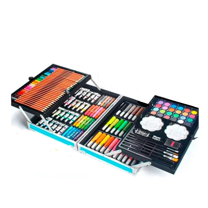 MALETIN SET DE ARTE  45 PIEZAS DISEÑOS  BRAINROT  TRALALERO TUNTUN SAHURL H&G - 3