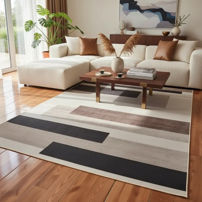ALFOMBRA MODERNA 200X240 TETRIS DISEÑO ELEGANTE ANTIDESLIZANTE WM - 4