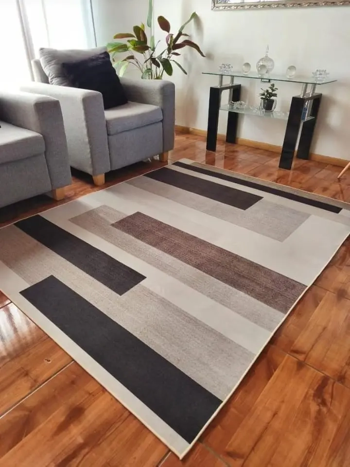 ALFOMBRA MODERNA 200X240 TETRIS DISEÑO ELEGANTE ANTIDESLIZANTE WM - 5