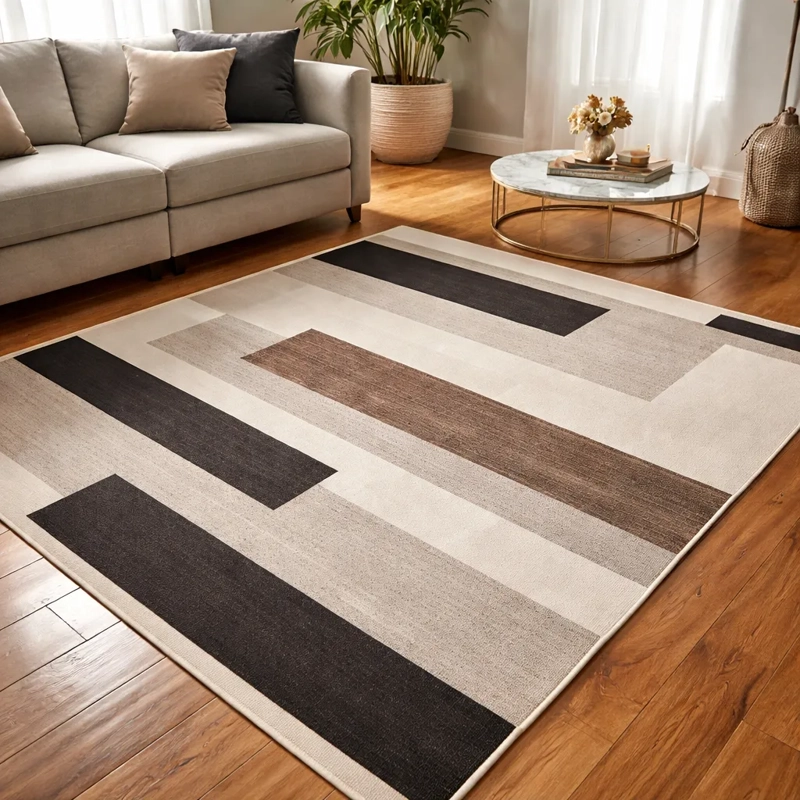 ALFOMBRA MODERNA 200X240 TETRIS DISEÑO ELEGANTE ANTIDESLIZANTE WM - 6