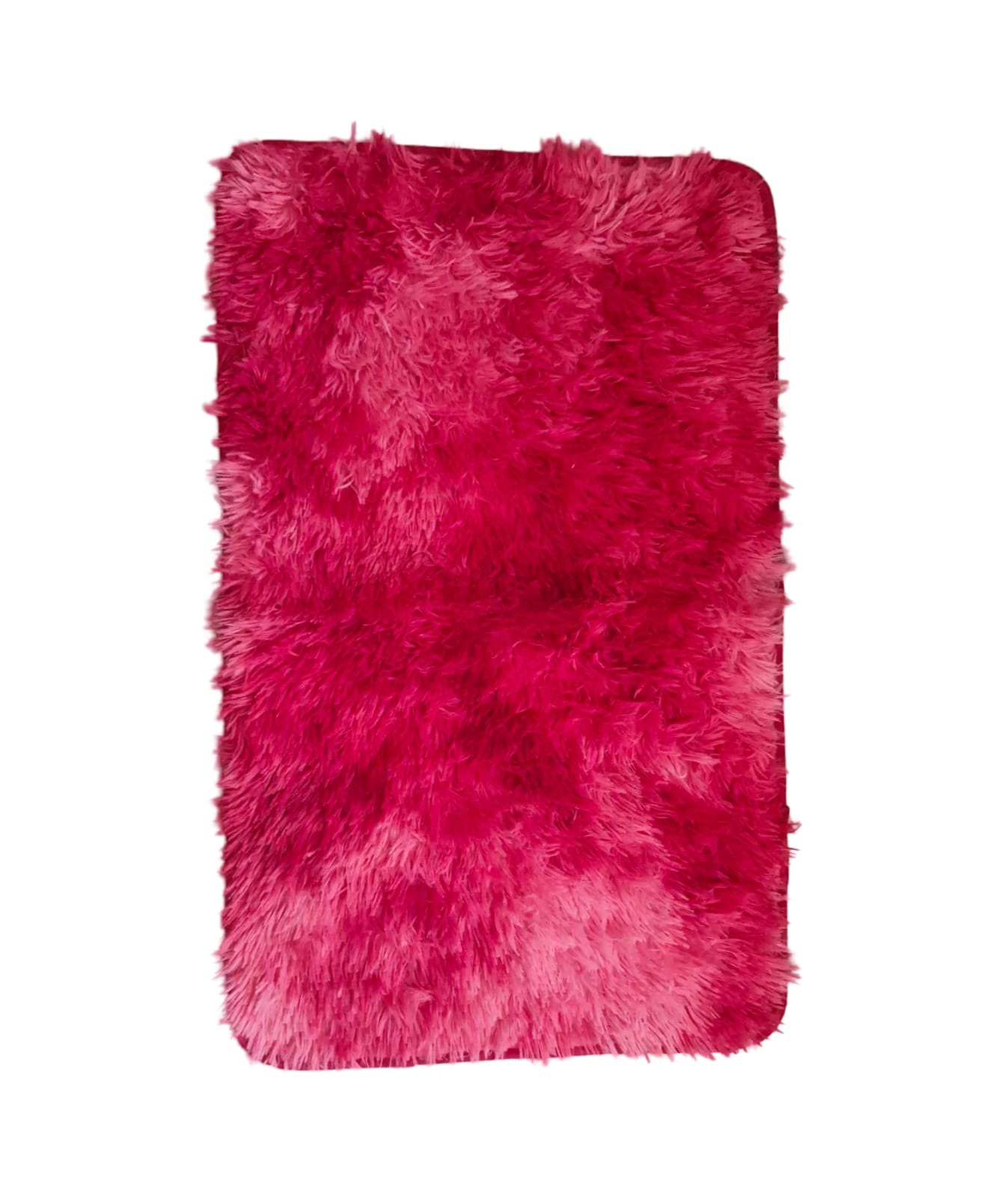 ALFOMBRA SHAGGY PELUDAS ROJO JASPEADO 50 X 80 CM - 3