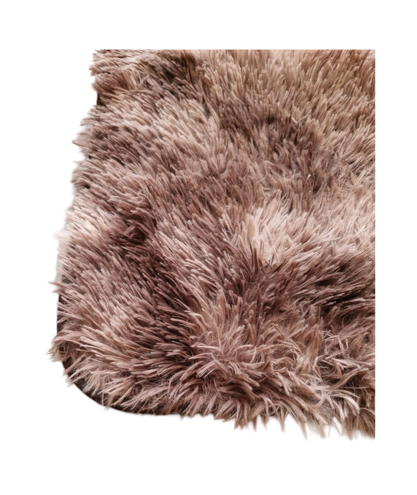 ALFOMBRA SHAGGY PELUDAS CAFE JASPEADO 50 X 80 CM - 2