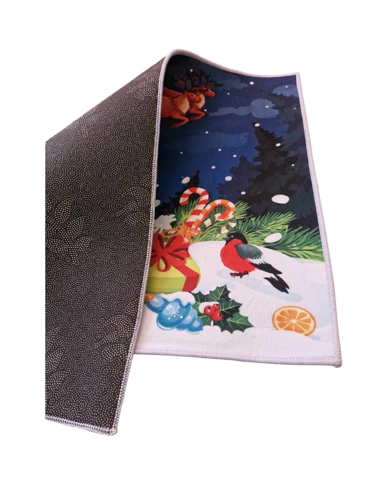 ALFOMBRA LISA NAVIDAD ANTIDESLIZANTE 50 X 80 CM - 2