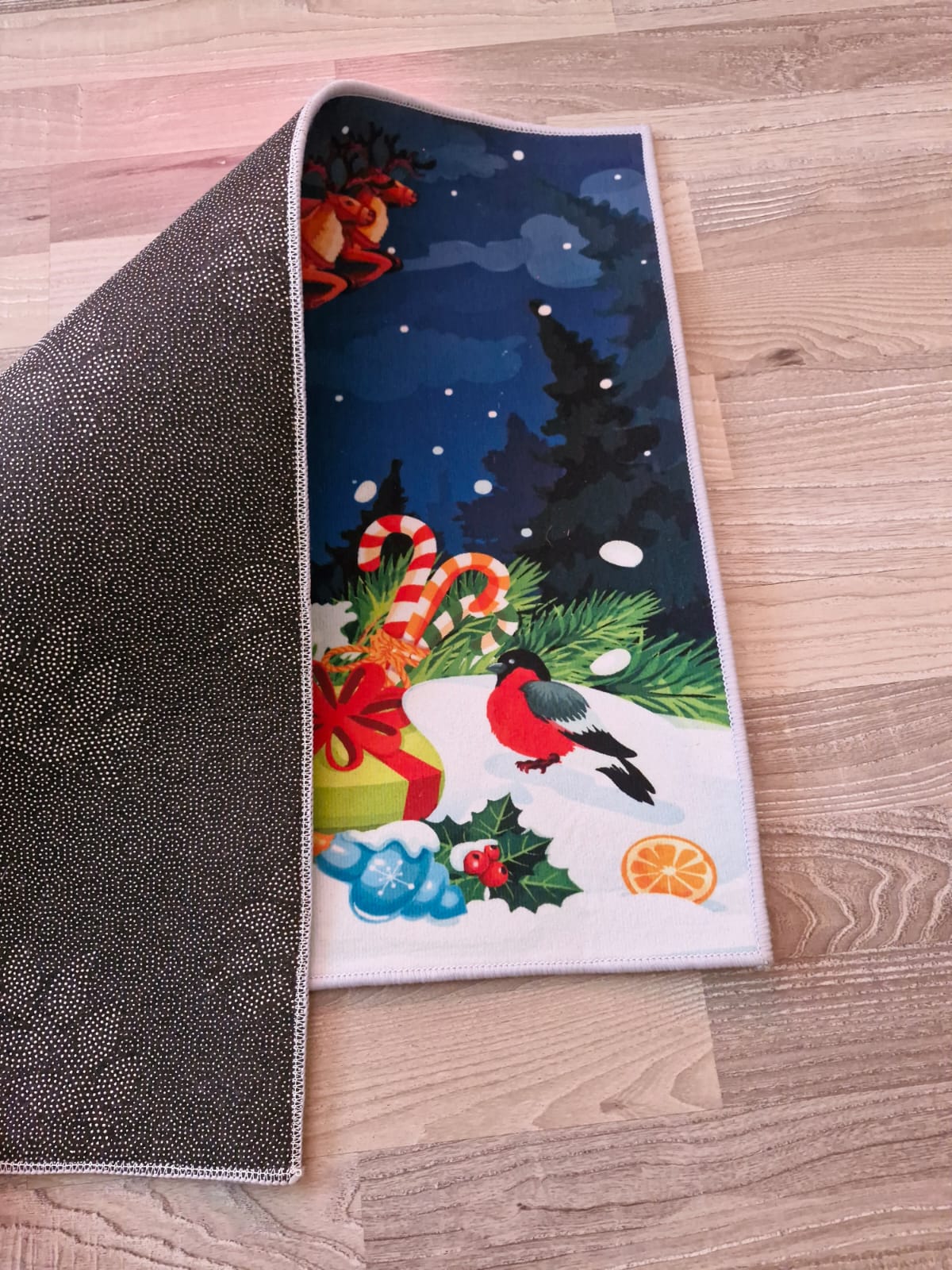 ALFOMBRA LISA NAVIDAD ANTIDESLIZANTE 50 X 80 CM - 3