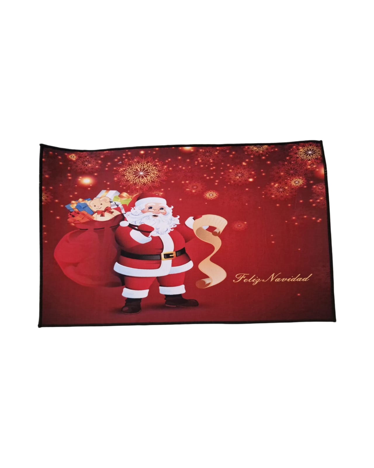 ALFOMBRA LISA NAVIDAD ANTIDESLIZANTE 50 X 80 CM - 1