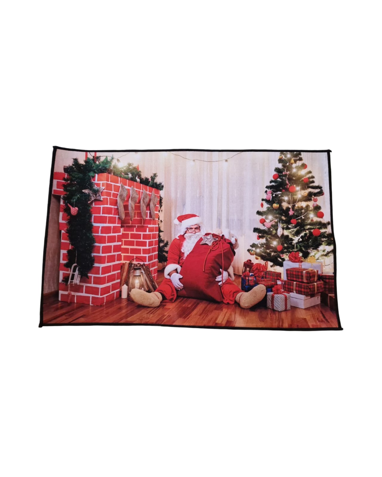 ALFOMBRA LISA NAVIDAD ANTIDESLIZANTE 50 X 80 CM - 3