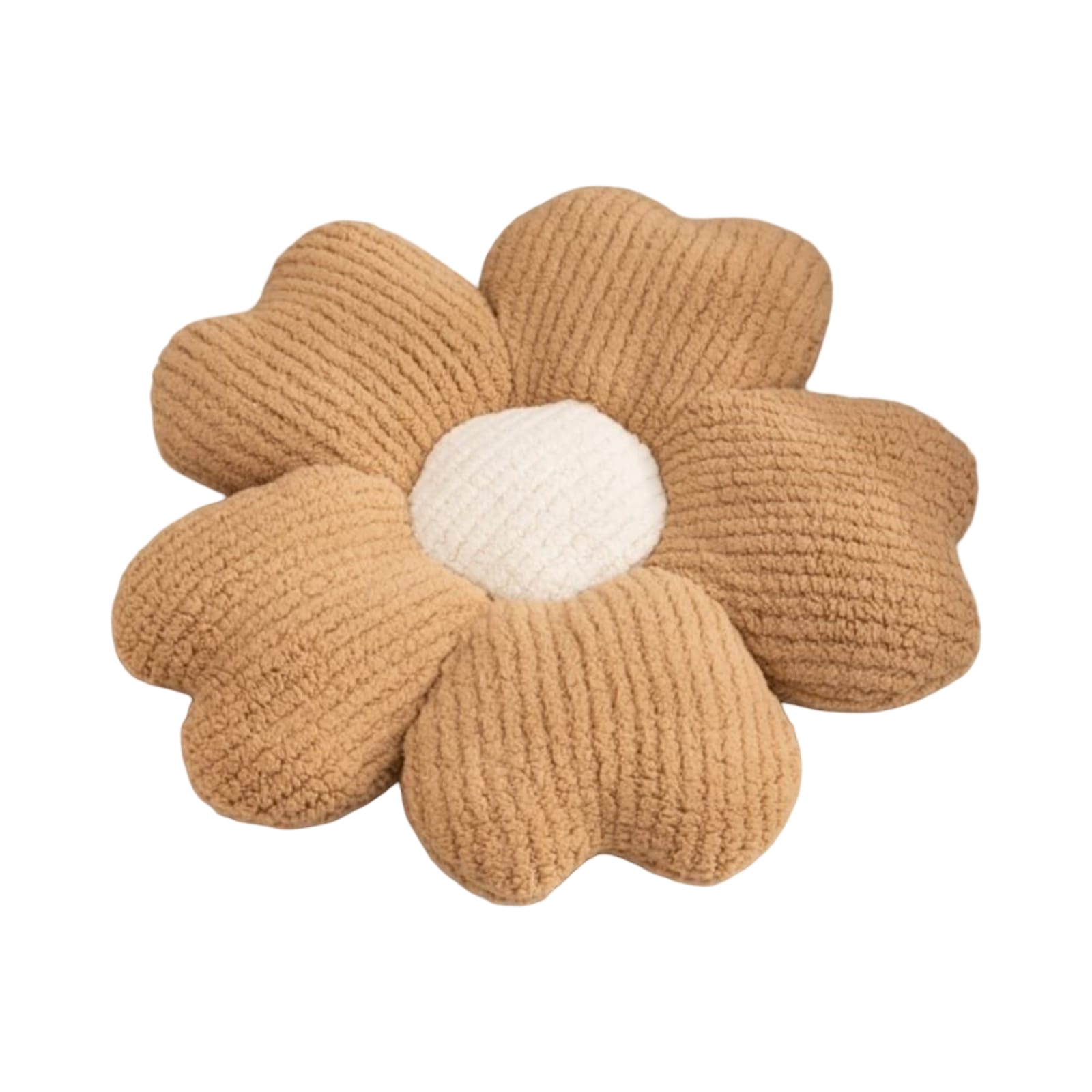 COJIN DECORATIVO EN FORMA DE FLOR SUAVE 50X50CM DISEÑO ORIGINAL Y ACOGEDOR - 1