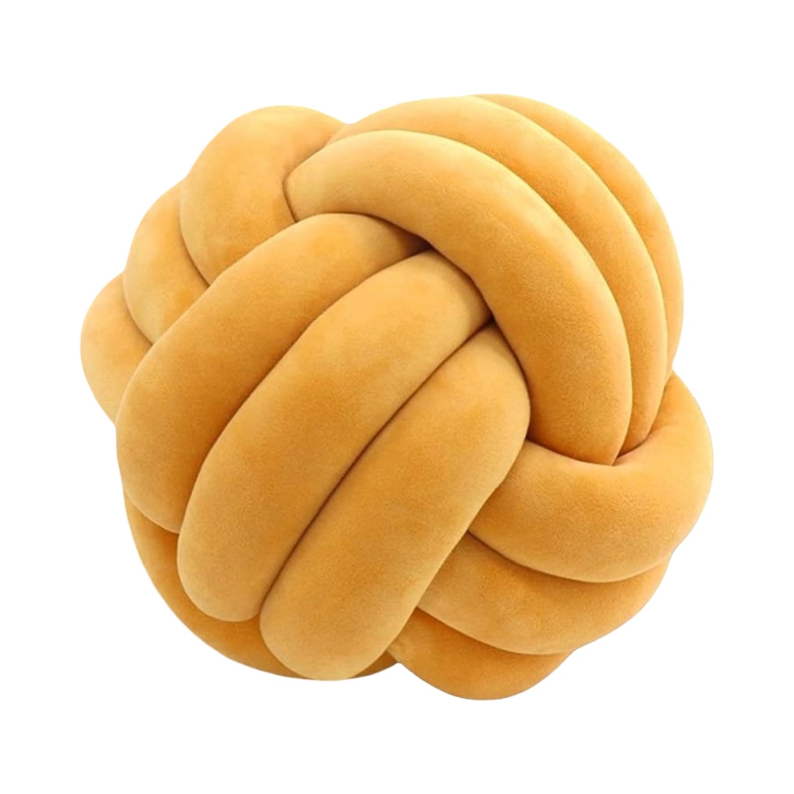 COJIN NUDO DECORATIVO AMARILLO 22X22CM ESTILO NORDICO ROMANTICO - 1