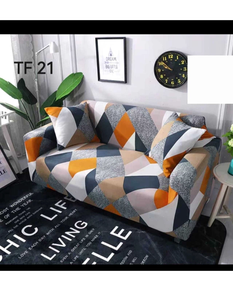 FUNDA CUBRE SILLON SOFA SET DE 3 CUERPO ELASTICADO - 2