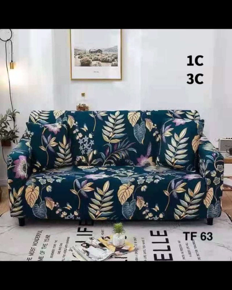 FUNDA CUBRE SILLON SOFA SET DE 3 CUERPO ELASTICADO - 2