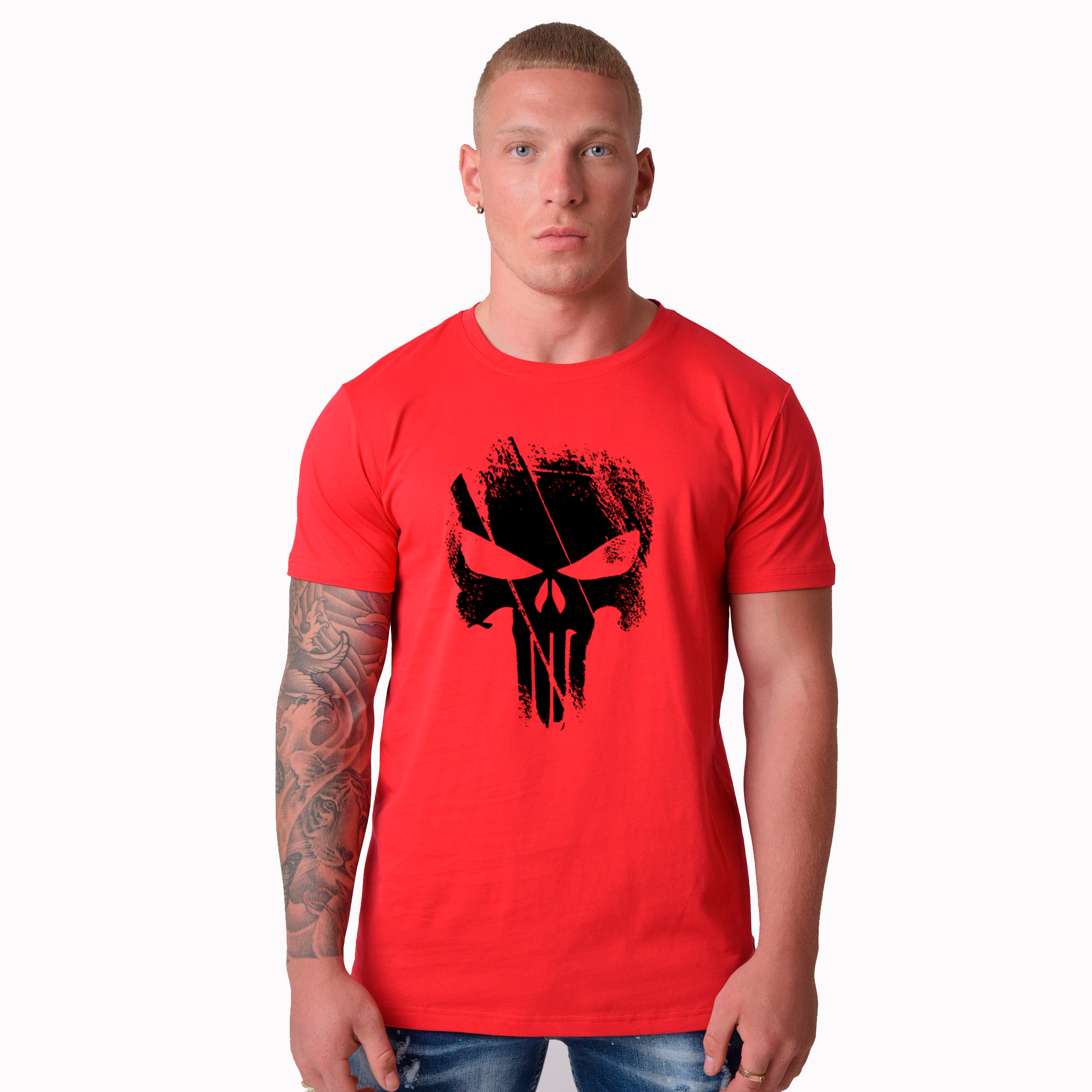 POLERA THE PUNISHER EDICION LIMITADA RED - 1
