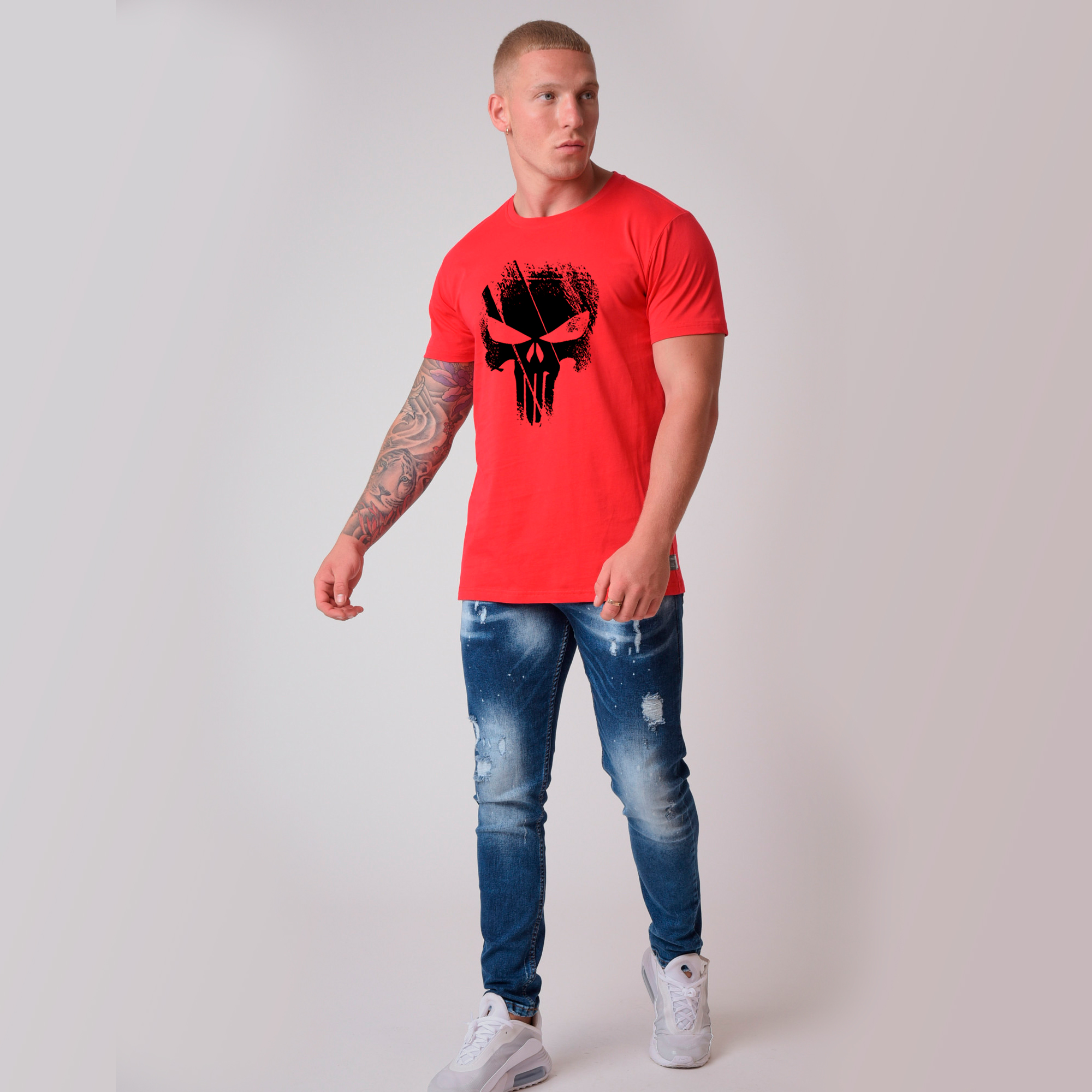 POLERA THE PUNISHER EDICION LIMITADA RED - 2