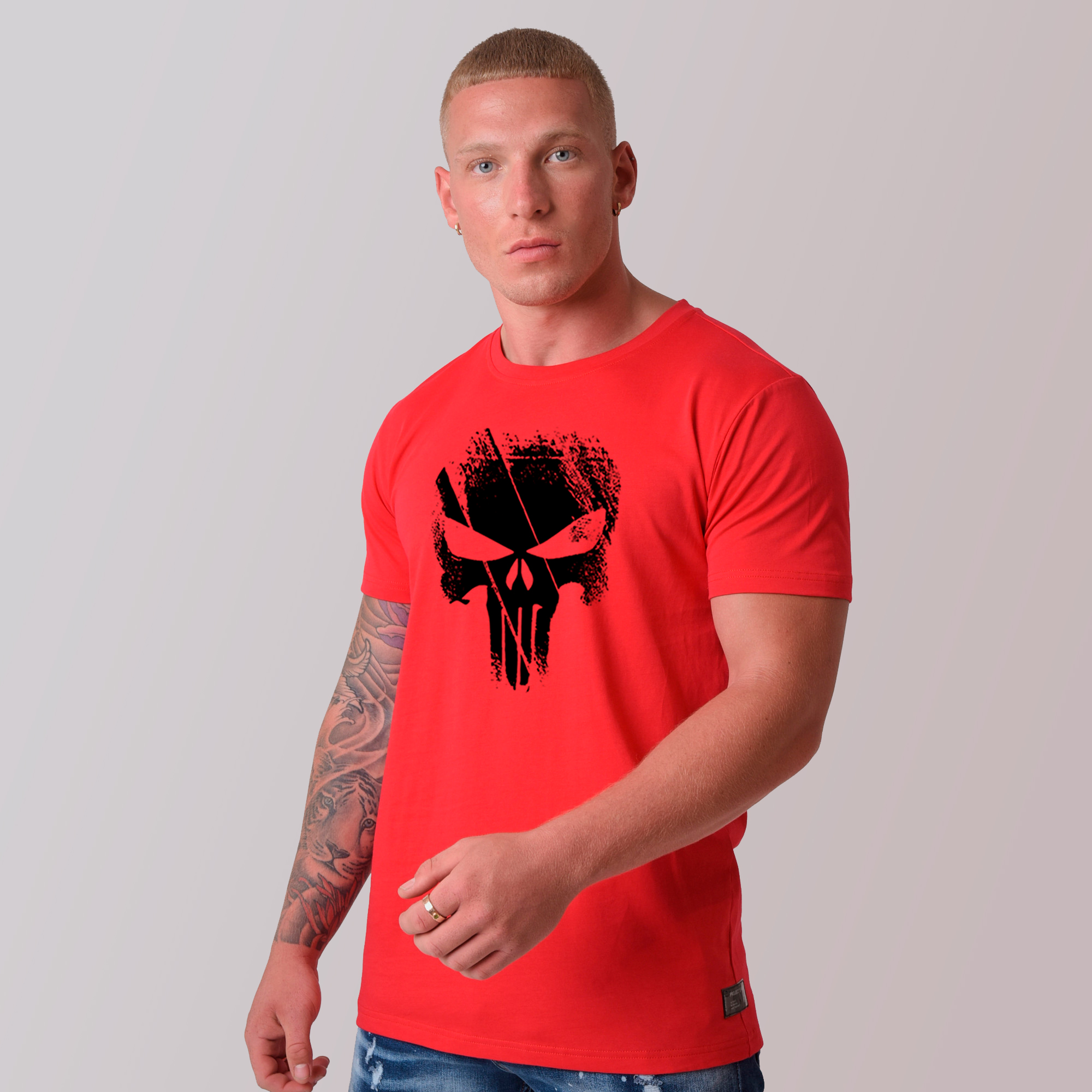 POLERA THE PUNISHER EDICION LIMITADA RED - 3