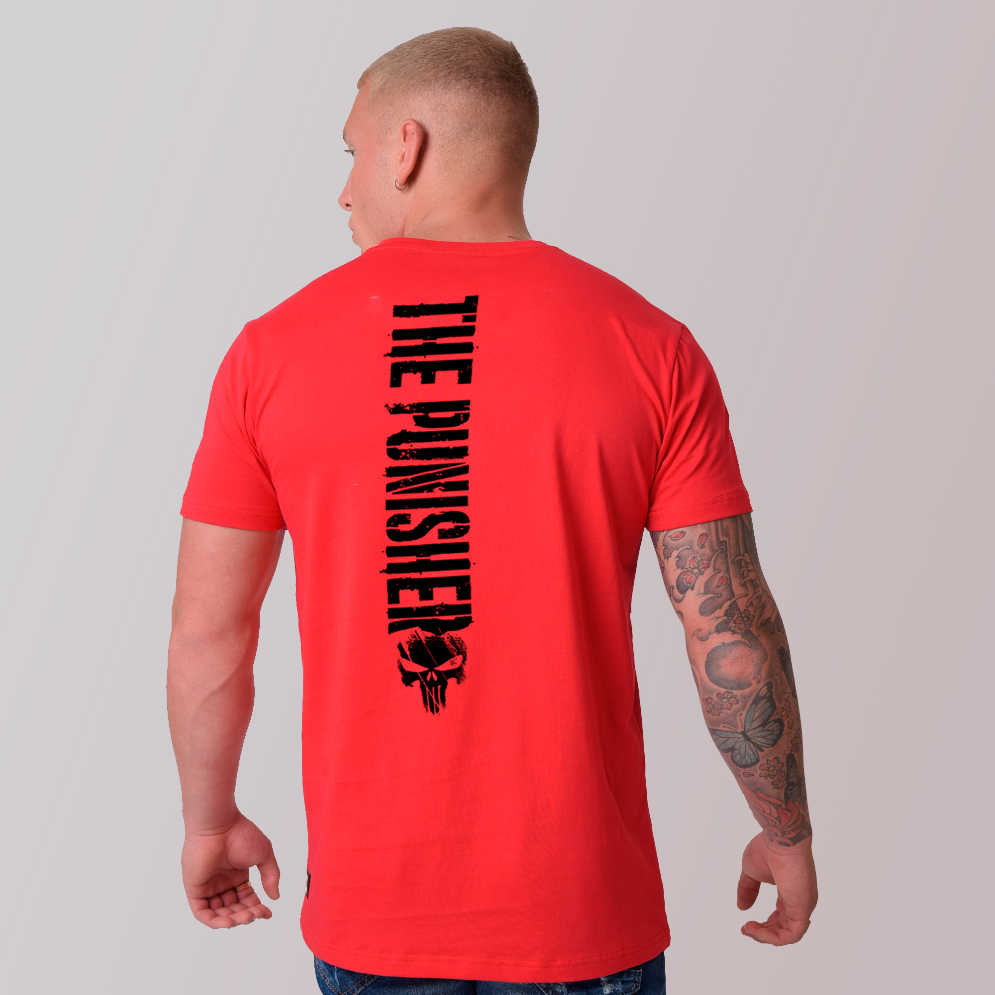 POLERA THE PUNISHER EDICION LIMITADA RED - 4