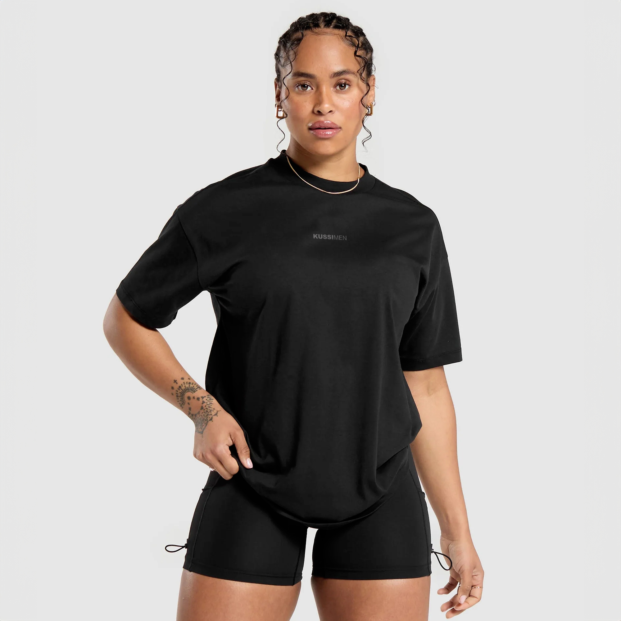 POLERA BASIC MUJER GYM RAT EDICION LIMITADA BLACK - 3