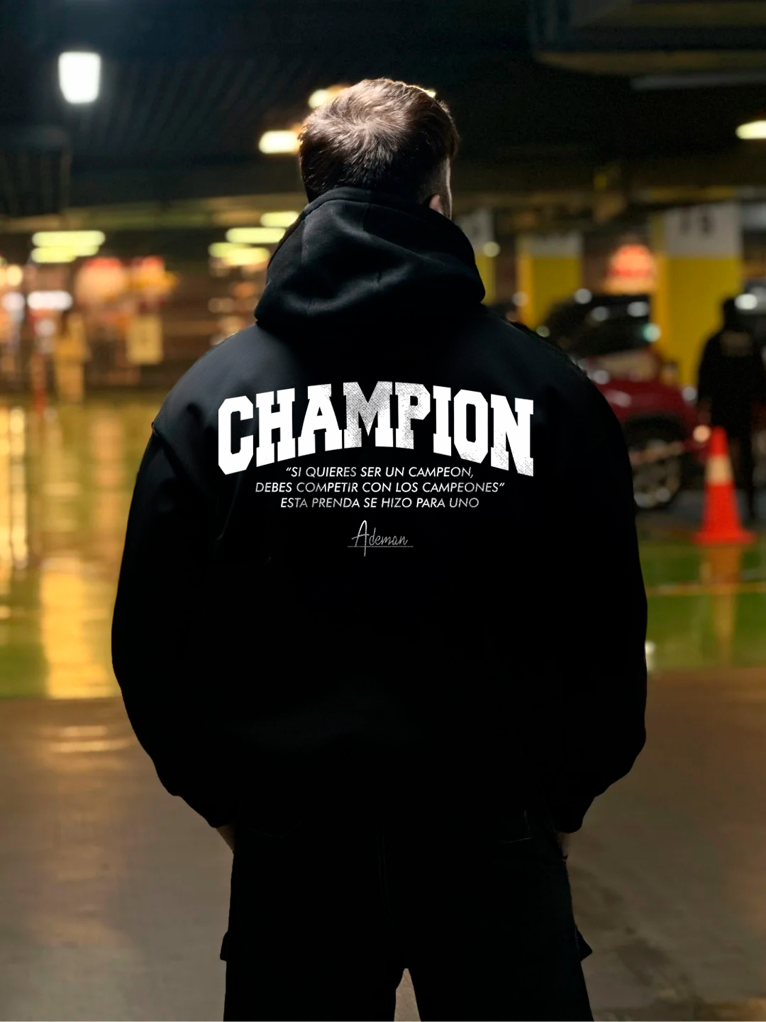 POLERON CANGURO EDITION CHAMPION BLACK- EDICION LIMITADA - 4