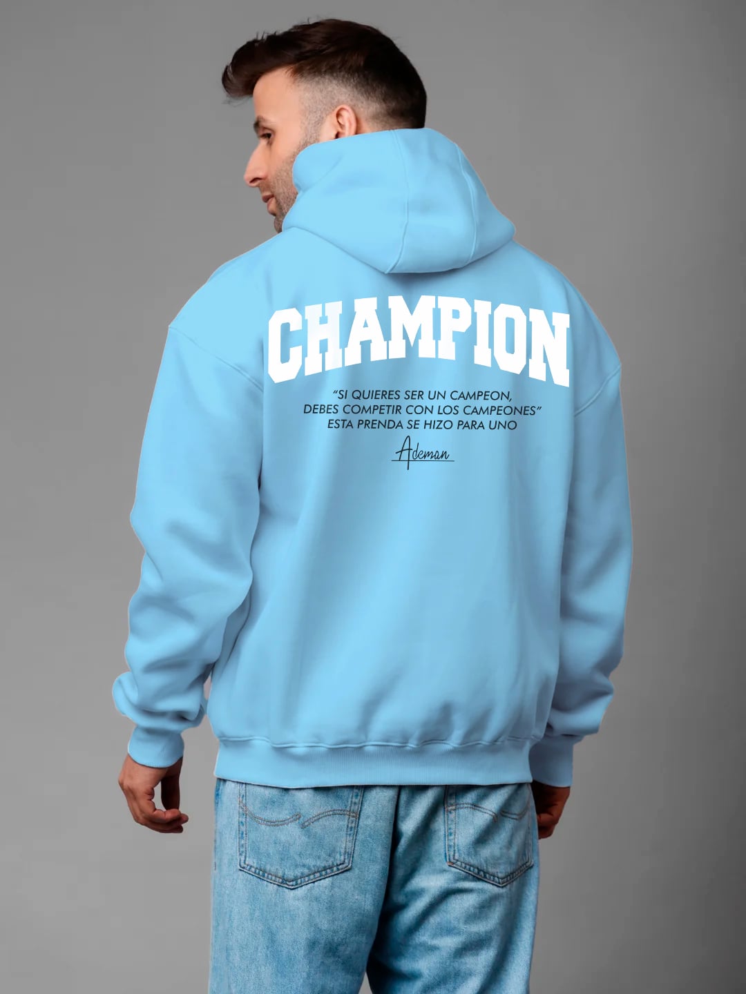 POLERON CANGURO EDITION CHAMPION BLUE BABY- EDICION LIMITADA - 1