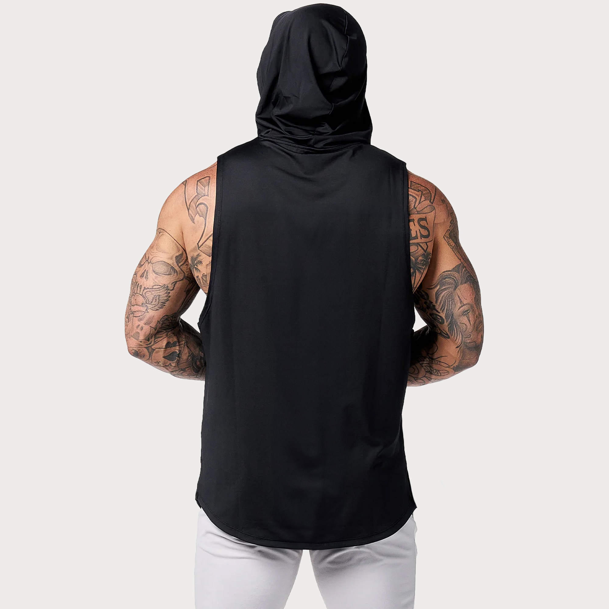 POLERA MUSCULOSA PREMIUM GYM LISA BLACK - 4