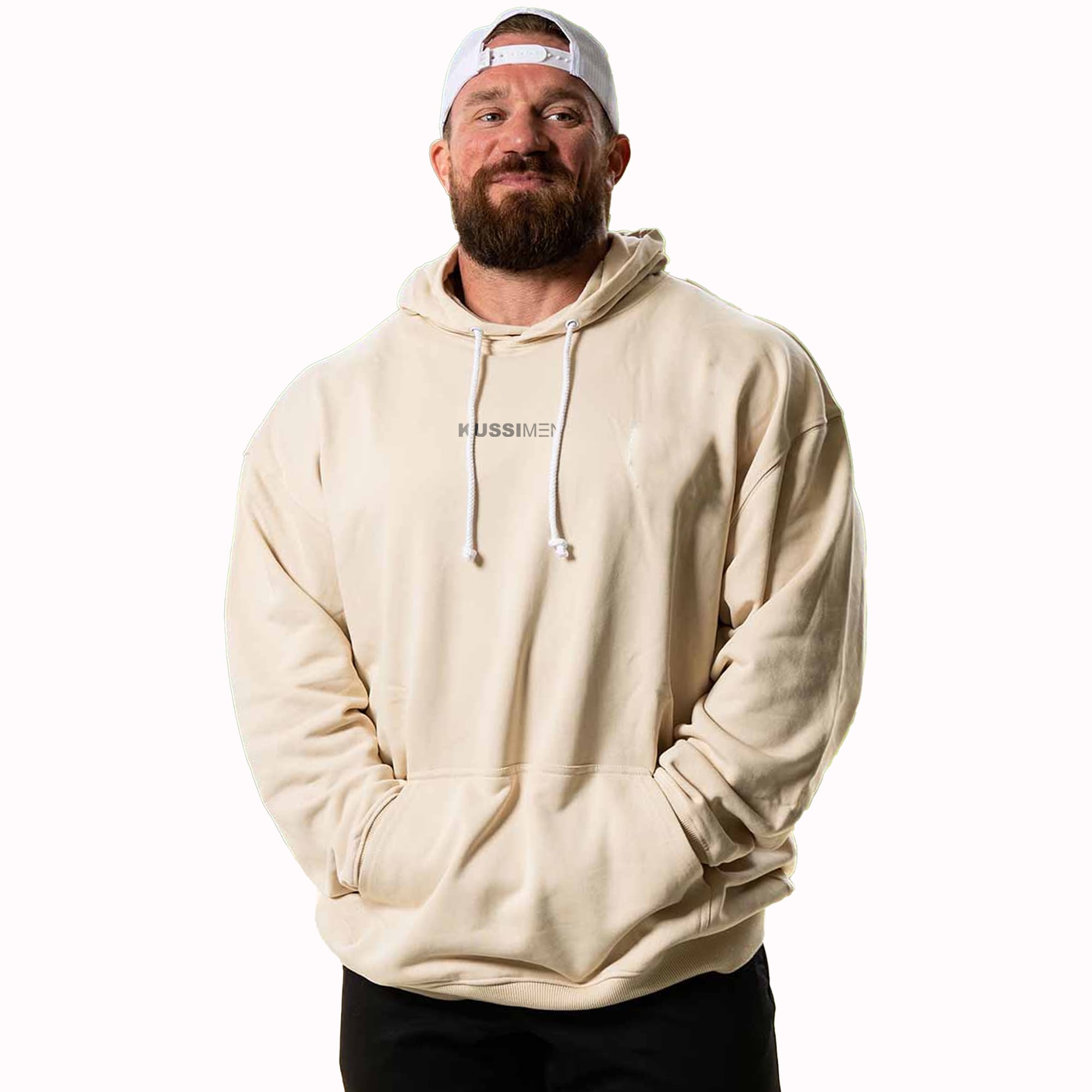 POLERON CANGURO GYM RAT EDICION LIMITADA - BEIGE - 4