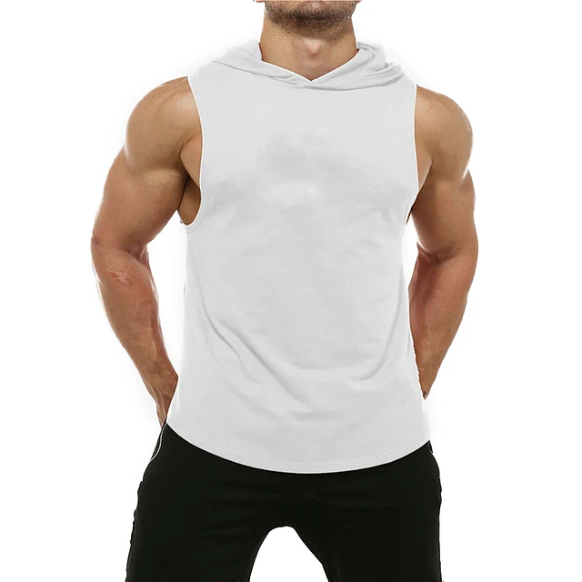POLERA ALGODÓN HOMBRE KUSSI COLLECTION BLANCO MUSCULOSA GYM LISA EDICION LIMITADA - 2