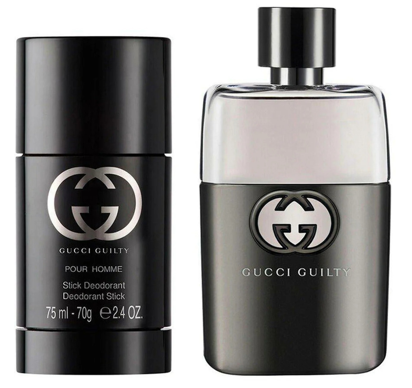 GUCCI GUILTY 90 ML EDT SET + DESODORANTE - 2