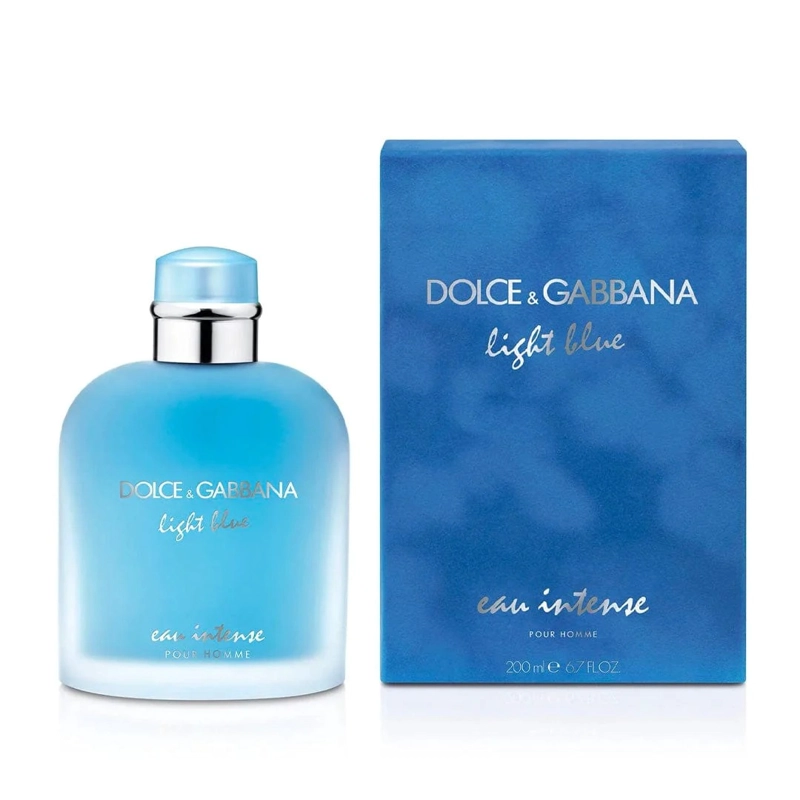 DOLCE & GABBANA LIGHT BLUE EAU INTENSE POUR HOMME 200 ML EDP - 1