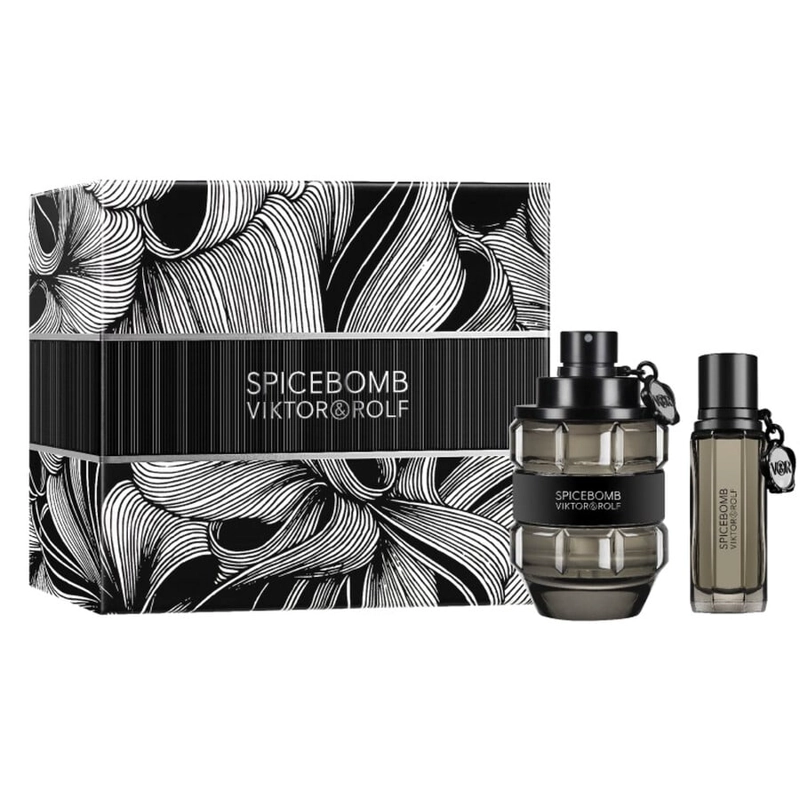 SET 2 PIEZAS VIKTOR & ROLF SPICEBOMB 90 ML EDT + 20 EDT ML HOMBRE - 1