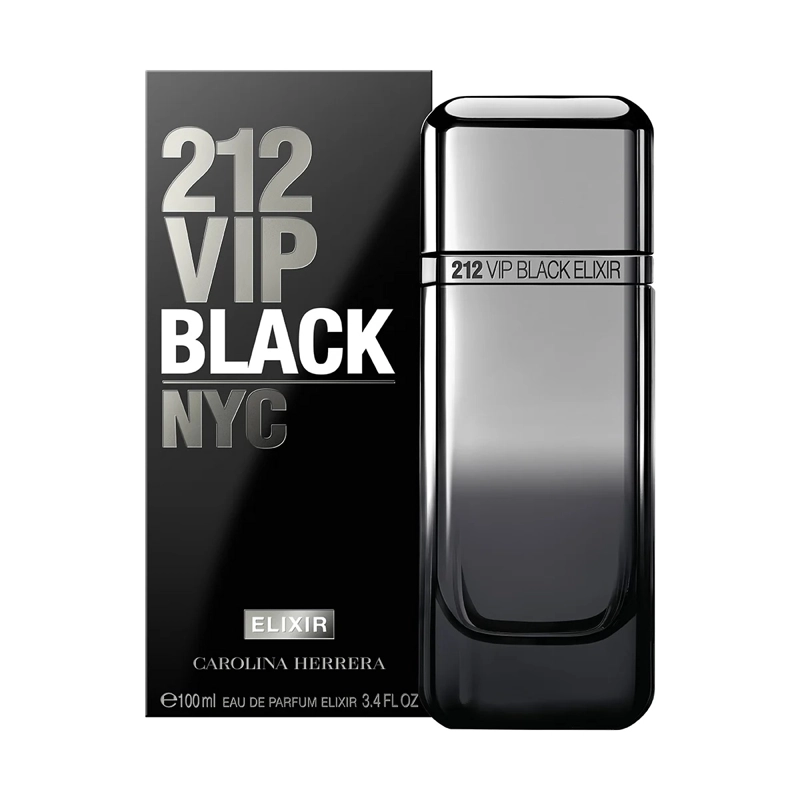 212 VIP BLACK  ELIXIR 100 PARFUM  CAROLINA HERRERA - 1