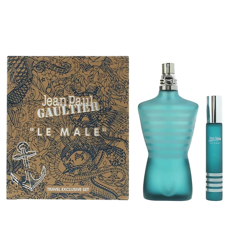 LE MALE 125 ML + 20 ML EDT SET TRAVEL JEAN PAUL GAULTIER - 1