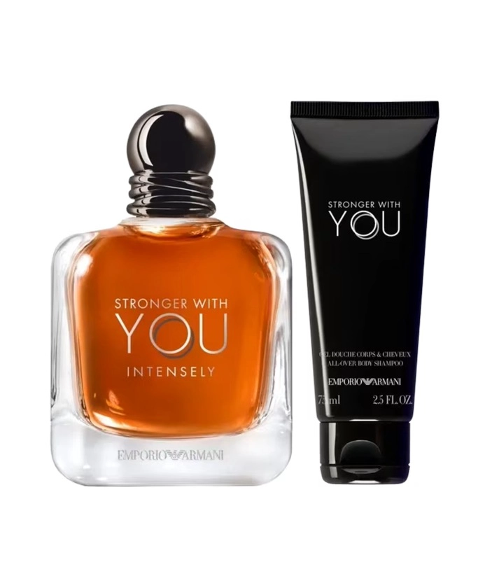 STRONGER WHIT YOU INTENSELY  100 ML EDP + GEL DUCHA SET ARMANI - 2