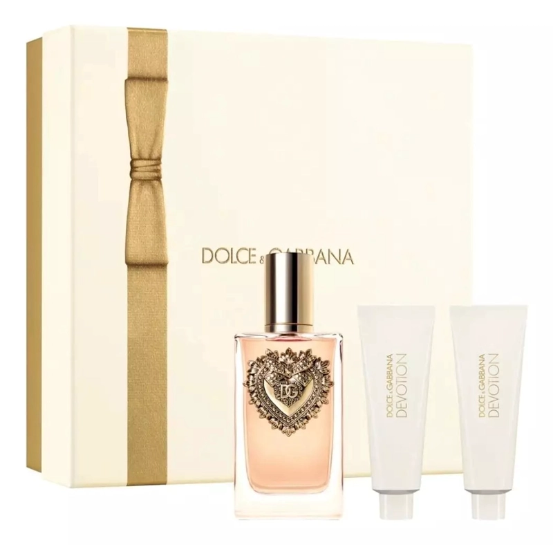 SET PERFUME DEVOTION MUJER EDP 100 ML +50 ML BODY LOTION +50 ML GEL DUCHA - 1