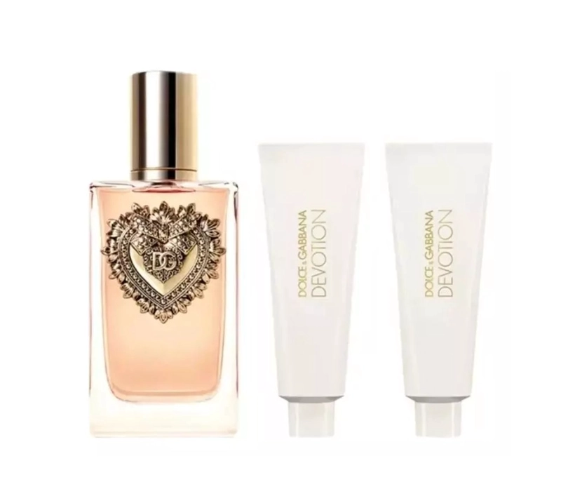 SET PERFUME DEVOTION MUJER EDP 100 ML +50 ML BODY LOTION +50 ML GEL DUCHA - 2