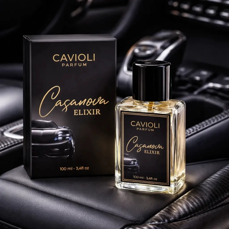 PERFUME PARA AUTO CAVIOLI PARFUM CASANOVA  ELIXIR 30 ML - 2