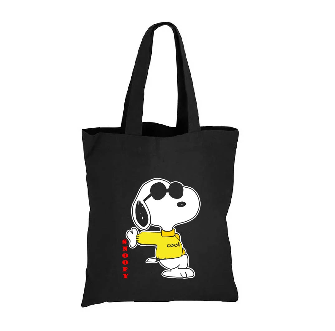 TOTEBAG  GENERO 35 X 40 CM DISEÑO SNOOPY PERRITO - 1