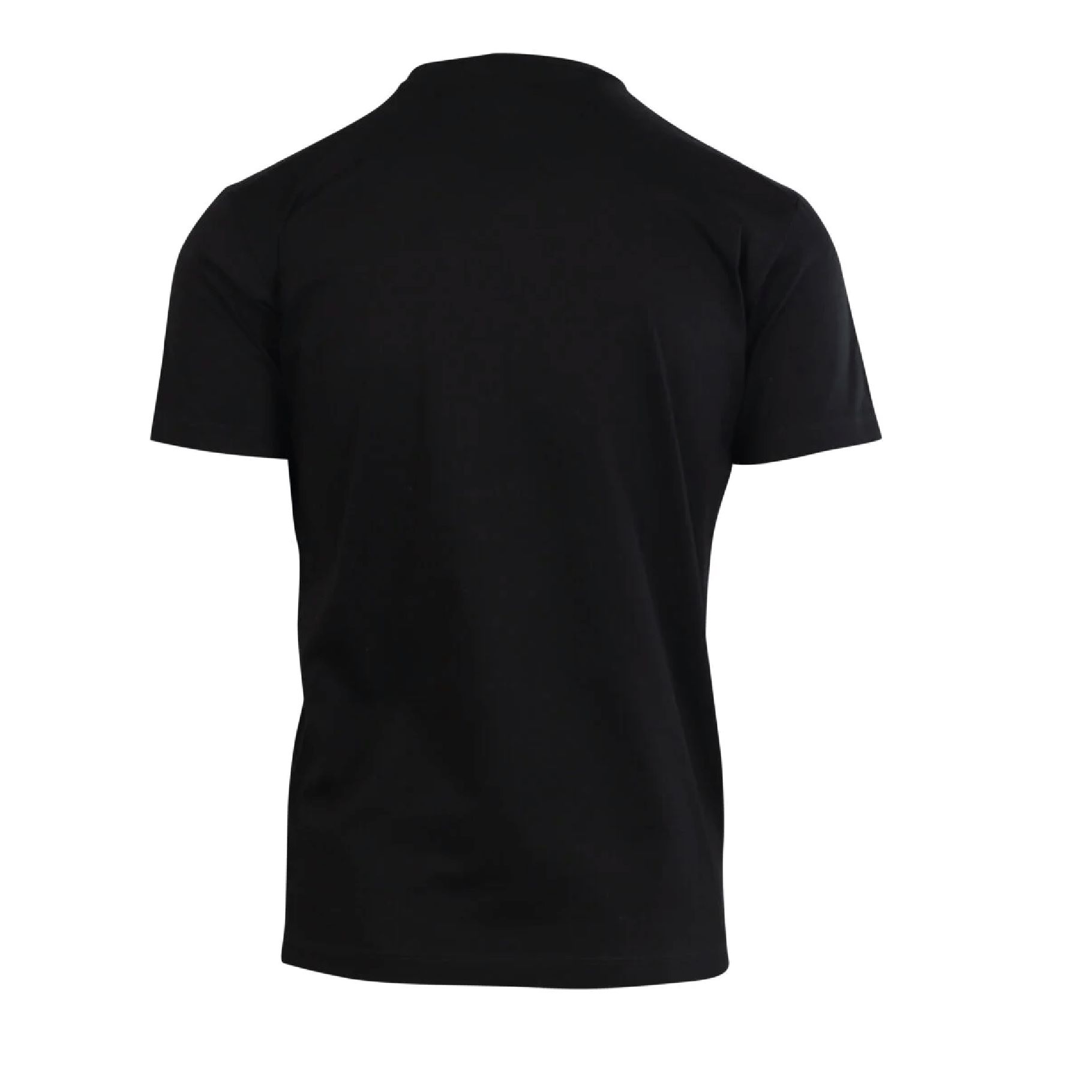 POLERA MANGA CORTA ALGODÓN UNISEX SUMEY NEGRO EXTRAGRANDES - 2
